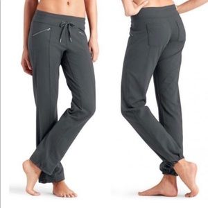 Athleta Gray Track Pants with Drawstring